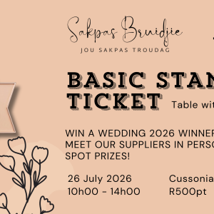 BASIC STAND TICKET - WIN A WEDDING 2026 EXPO
